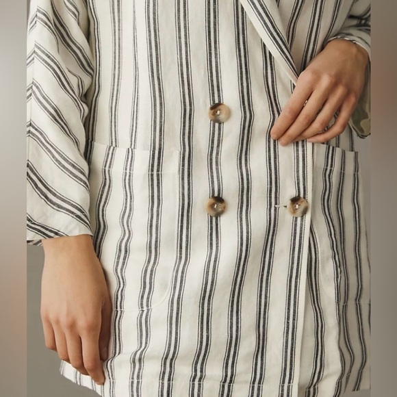 Anthropologie Pilcro Dolman Sleeve striped Blazer! Great for spring and summer! - Picture 2 of 4